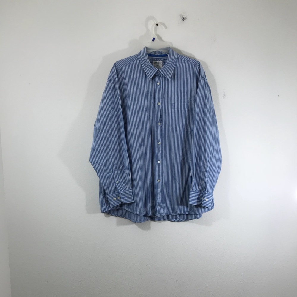 Wrangler Jeans Co Striped Button Down Shirt 3XL